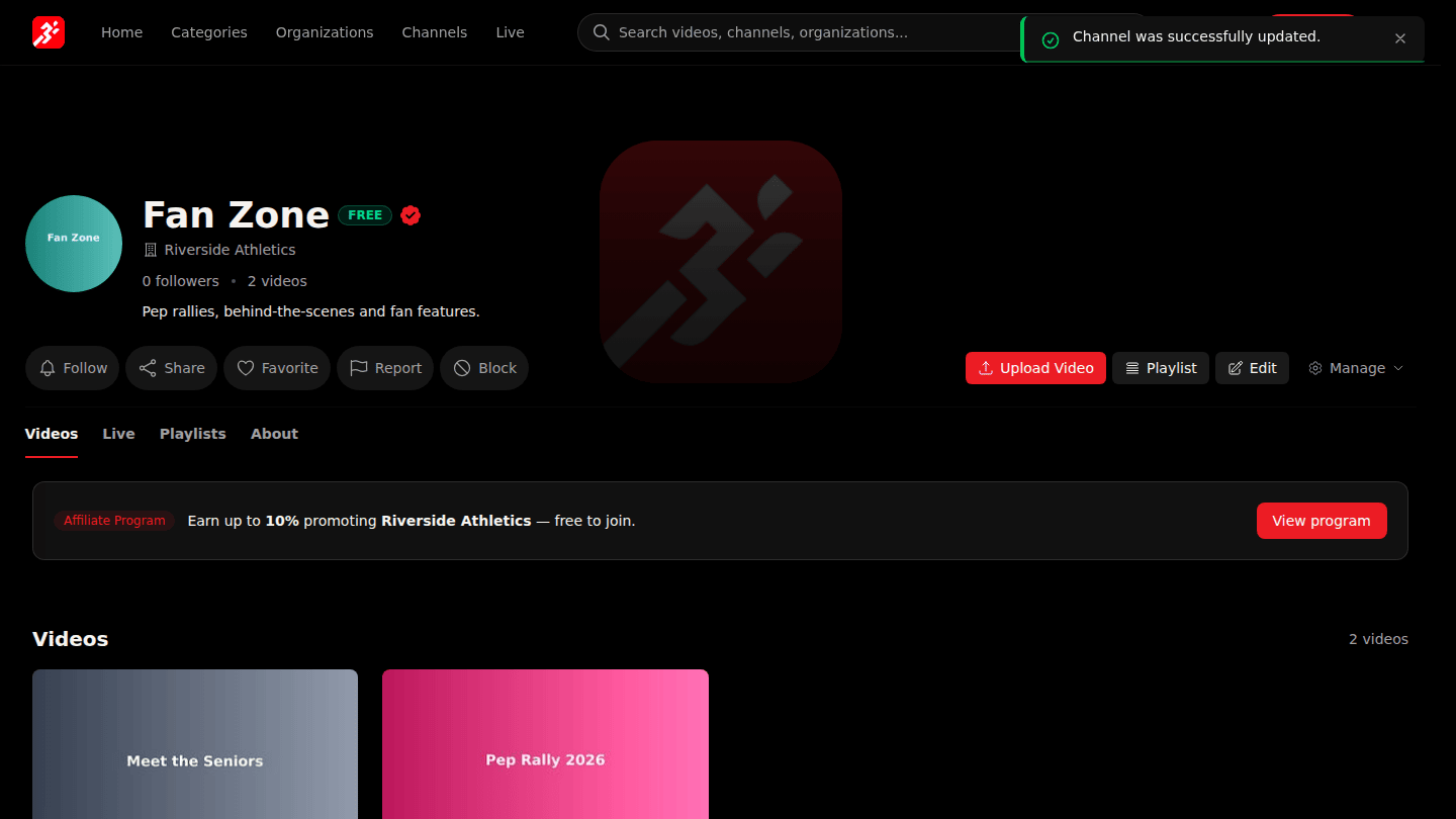 Choose Update Channel