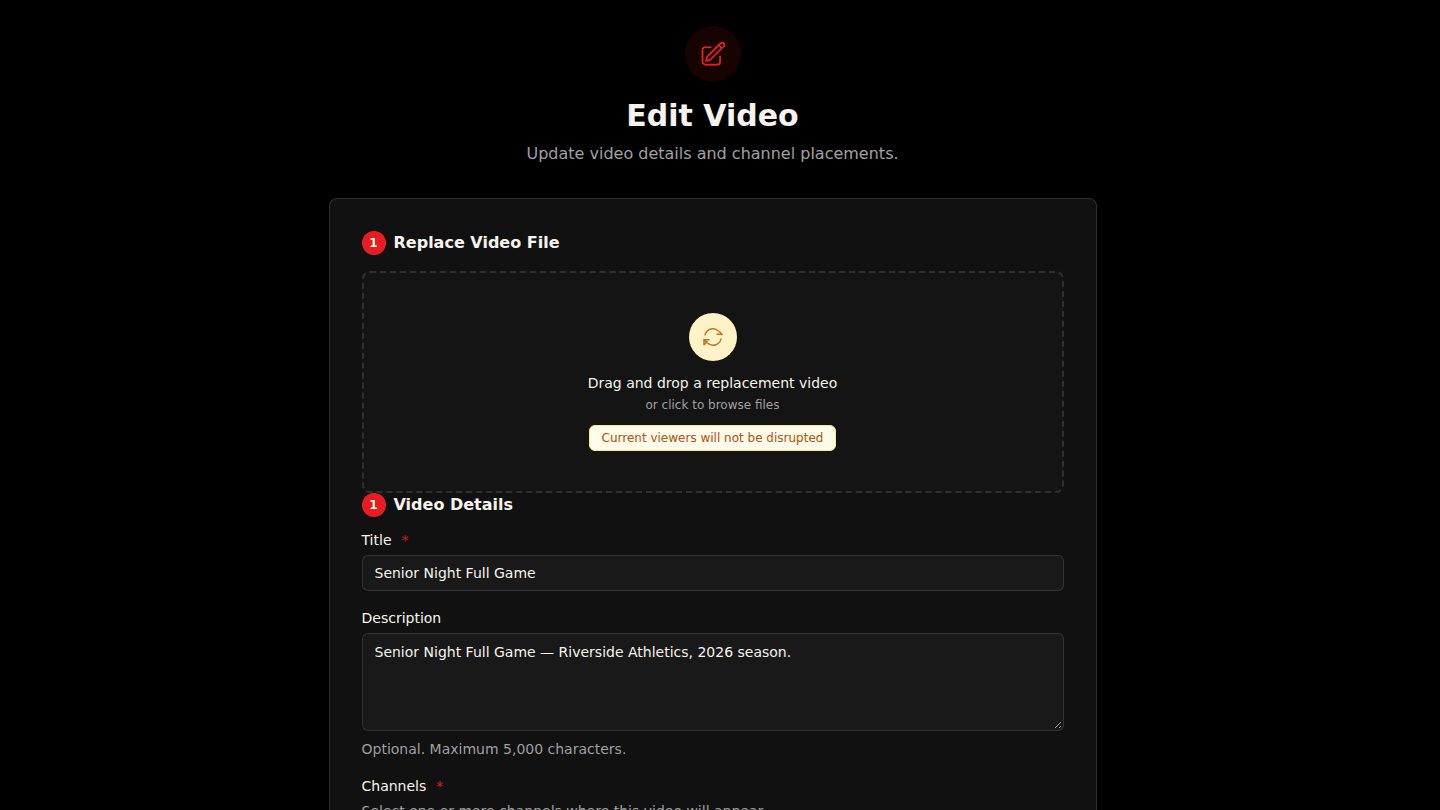 Open Edit and find Replace Video File