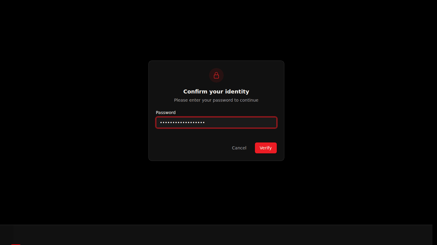 Choose Replace payment account and confirm your password