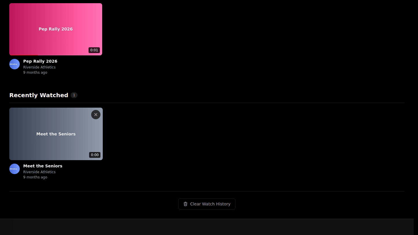 Remove one item or clear everything
